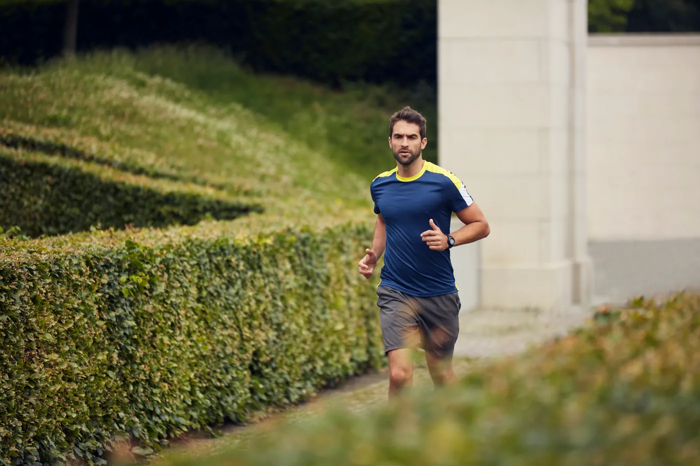 A patient walking and pushing off strongly after private Achilles tendon repair